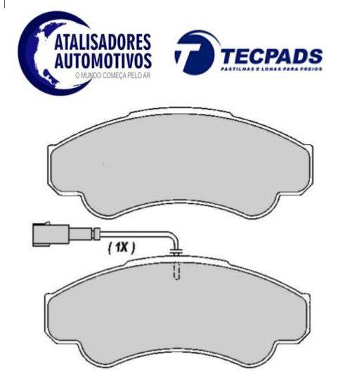 Imagem de Pastilha de Freio Dianteira FIAT Ducato 2.3 e 2.8 Serie 18 Maxi cargo 2001 2002 2003 2004 2005 2006 2007 2008 2009 2010 2011 2012 2013 2014 2015... Em