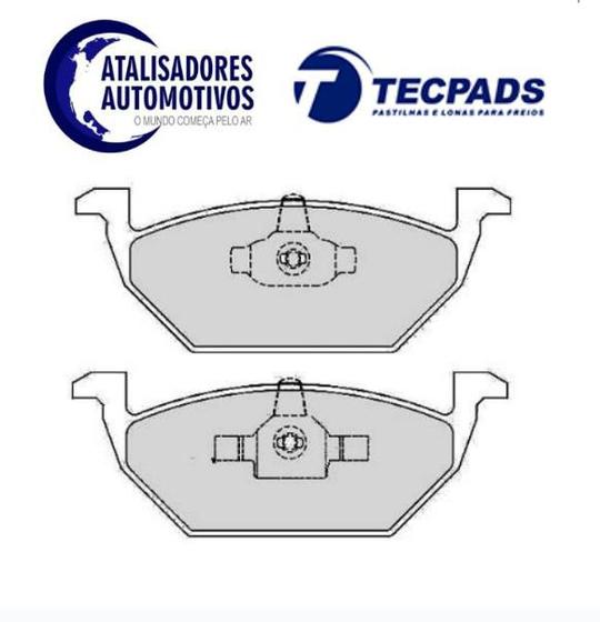 Imagem de Pastilha de Freio Dianteira SEAT Ibiza V 2017 2018 2019 2020... Em diante. Toledo II 1998 1999 2000 2001 2002 2003 2004 2005 2006. Toledo IV 2012 2013