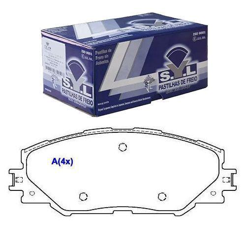 Menor preço em Pastilha De Freio Dianteira - Sistema Advics - RAV4 06 - SYL3389