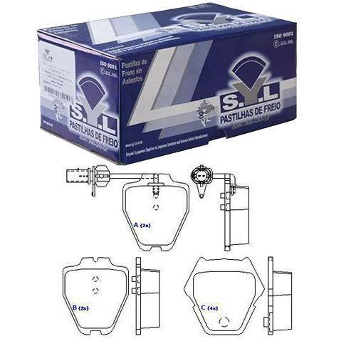 Imagem de Pastilha De Freio Dianteira - Sistema Lucas - AUDI A8 00 a 02 / AUDI S4 98 / AUDI S6 99 - SYL1055