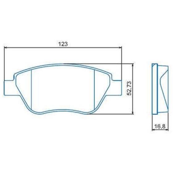 Imagem de Pastilha de Freio Fiat Stilo 2002 a 2009 JURID HQJ-2179