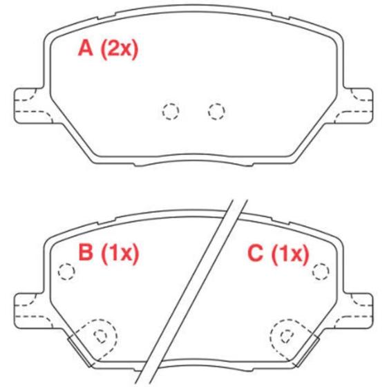 Imagem de Pastilha de Freio Fiat Toro 2016 a 2024 WILLTEC PW254