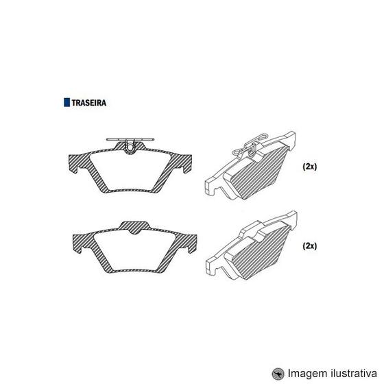 Imagem de Pastilha de Freio Focus Sedan / Hatch 1.6 / 2.0 16V 2005 / Focus 2.0 sem Se Power Shift / Titanium / Plus 2014 / Volvo V50 / S40 T5 2.4 / 2.5 04 / C30