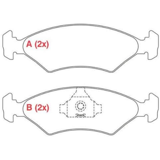 Imagem de Pastilha de Freio Ford Ka 2000 a 2009 WILLTEC PW65