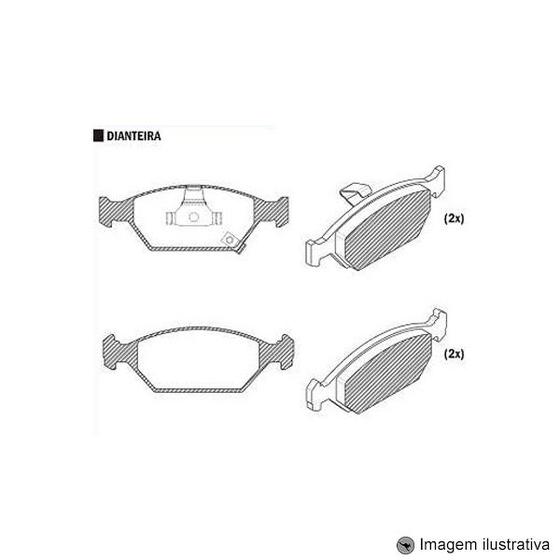 Imagem de Pastilha de Freio Honda Fity EX / Exl / Lx / Lxl 1.4 / 1.5 2009 / City 1.5 ELX / Lx 2009 ...