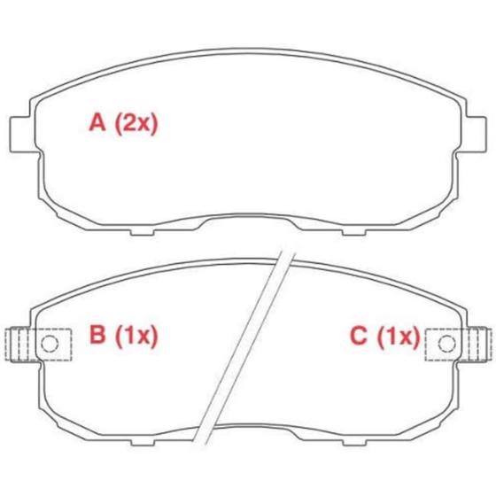 Imagem de Pastilha de Freio Nissan Sentra 2000 a 2020 WILLTEC PW709