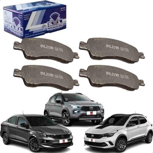 Imagem de Pastilha De Freio Original SYL Sem Amianto Fiat Argo Cronos Pulse 2022 2023 2024