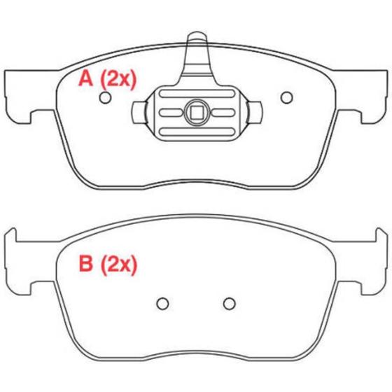 Imagem de Pastilha de Freio Peugeot E-Expert 2022 a 2024 WILLTEC