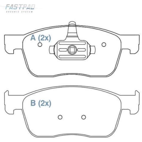 Imagem de Pastilha de Freio Peugeot Expert 2017 a 2024 WILLTEC FP1023