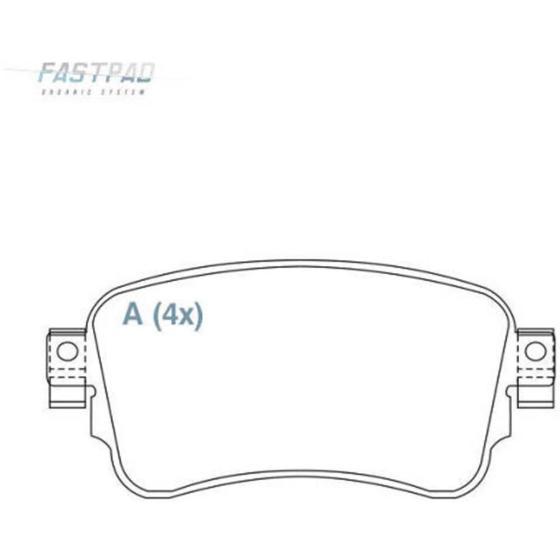 Imagem de Pastilha de Freio Peugeot Expert 2017 a 2024 WILLTEC FP1024