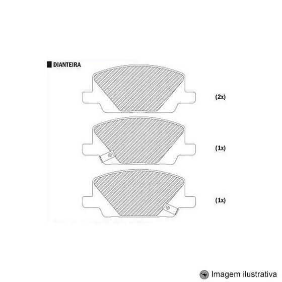 Imagem de Pastilha de Freio Tracker Lt 1.4 Turbo 18 / ...