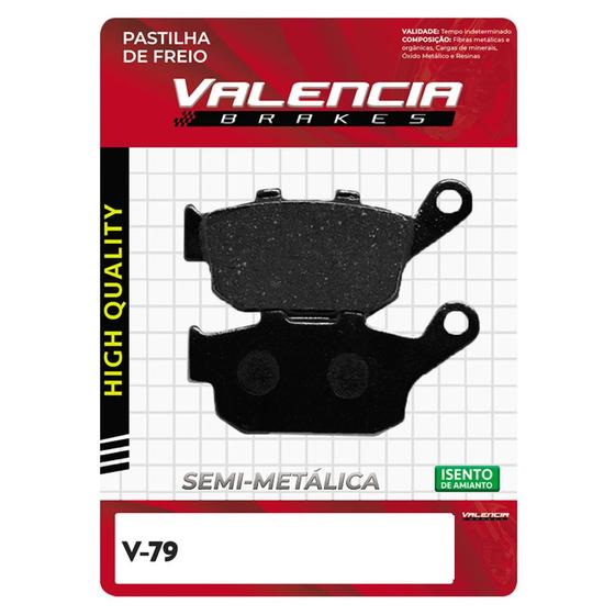 Imagem de Pastilha de Freio Traseira Kawasaki z 800 / z 800 e 2013/... Valencia (V79)