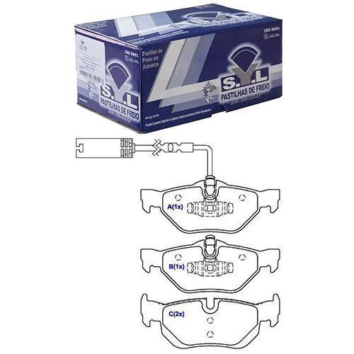 Imagem de Pastilha De Freio Traseira - Sistema Teves - BMW 118i 07 / BMW 120i 05 / BMW 130i 05 / BMW 320i 05 / BMW 325i 05 / BMW 330i 05 - SYL1069