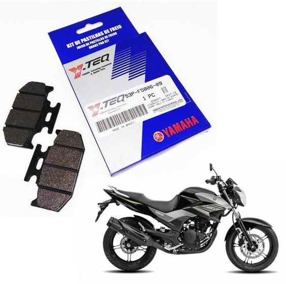 Imagem de Pastilha De Freio Traseira Y-teq 53P-F5806-09 Yamaha Crosser 150 Ys Lander Tenere Xtz Fazer 250