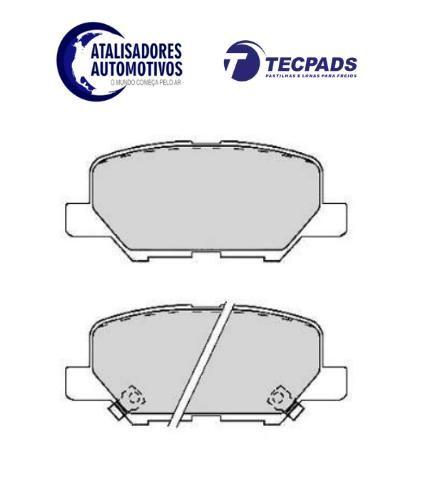 Imagem de Pastilha de Freio Traseiro CITROEN C4 Aircross 2010 2011 2012 2013 2014 2015 2016 2017 2018 2019 2020 2021 2022 2023... Em diante - TEC5367 (SYL2317)