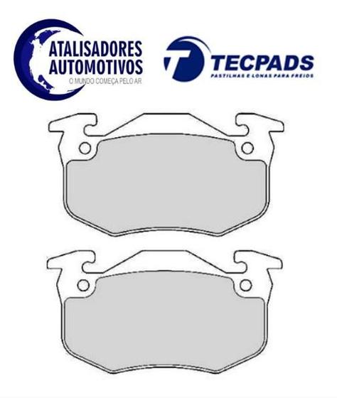 Imagem de Pastilha de Freio Traseiro CITROEN Saxo 1.6 VTR/ VTS 1996 1997 1998 1999 2000 2001... Em diante. Xsara 1.6 16V 1997 1998 1999 2000 2001 2002 2003 2004