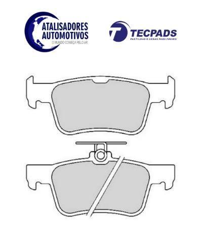 Imagem de Pastilha de Freio Traseiro FORD Fusion novo 2.0 SEL Ecoboost e Titanium Ecoboost/Fusion novo 2.5 Flex/Fusion novo Titanium Hybrid 2013 2014 2015 2016 