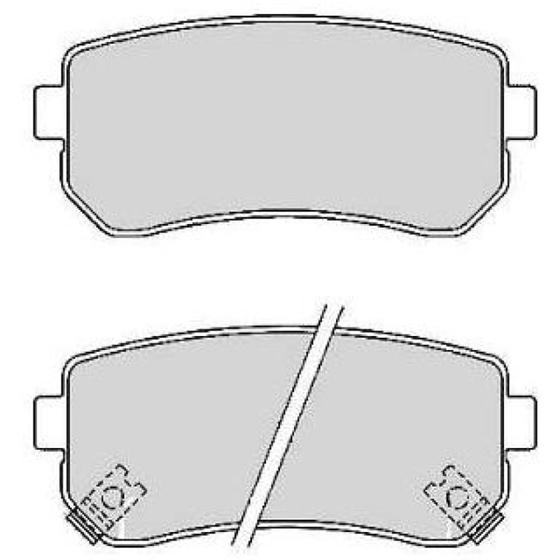 Imagem de Pastilha de Freio Traseiro Hyundai I30 2010 a 2013 TEC PADS