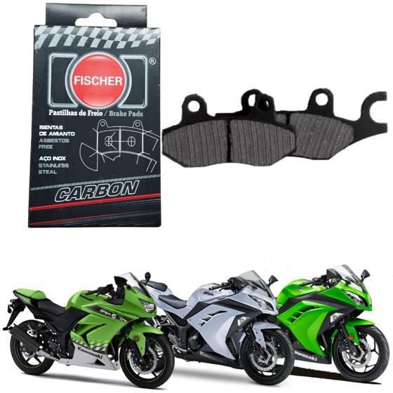 Imagem de Pastilha Fischer Carbon Dianteira / Traseira Kawasaki Ninja 300 250