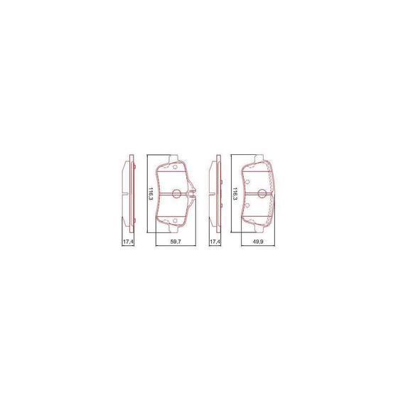 Imagem de Pastilha Freio C-Class 2012 a 2015 HQF-2390C