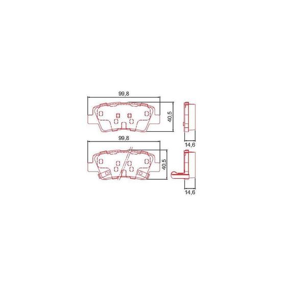 Imagem de Pastilha Freio Cerato 2013 a 2019 HQF-2313AC