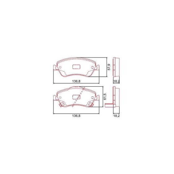 Imagem de Pastilha Freio Corolla 2007 a 2019 HQF-2229AC