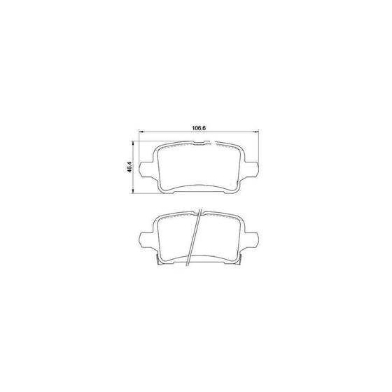 Imagem de Pastilha Freio Cruze 2016 a 2024 Jurid HQJ-2349A