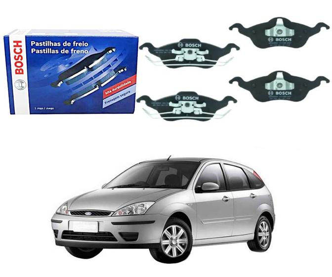 Imagem de Pastilha freio dianteira bosch ford focus 1.8 2001 a 2004