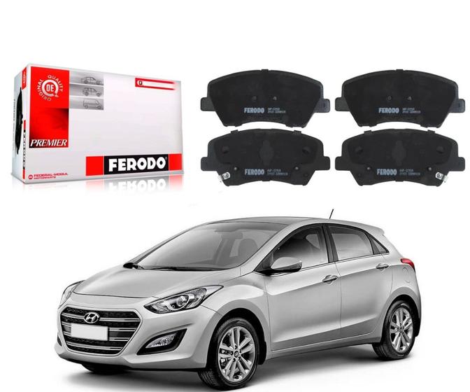 Imagem de Pastilha freio dianteira ceramica ferodo hyundai i30 1.8 2015 a 2016