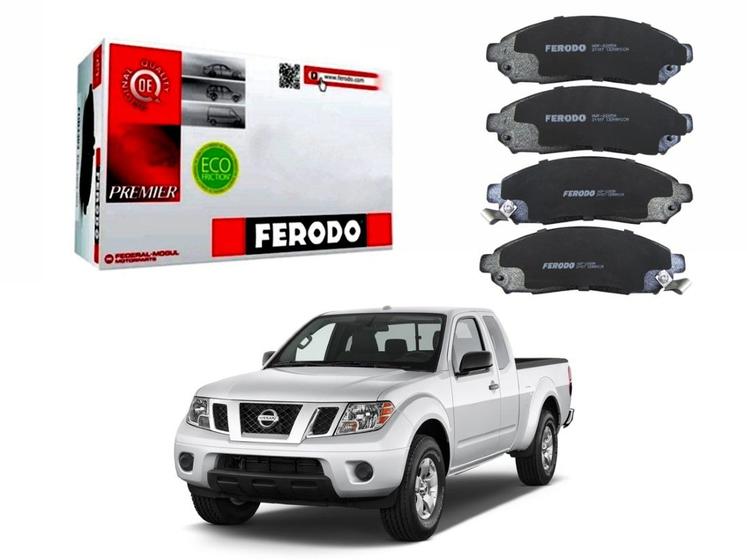 Imagem de Pastilha freio dianteira ceramica ferodo nissan frontier 2.5 2008 a 2012