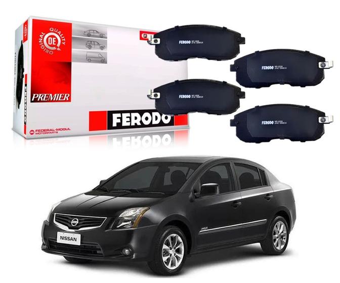 Pastilha freio dianteira ceramica ferodo nissan sentra 2.0 2007 a 2013 Menor preço em Pastilha freio dianteira ceramica ferodo nissan sentra 2.0 2007 a 2013