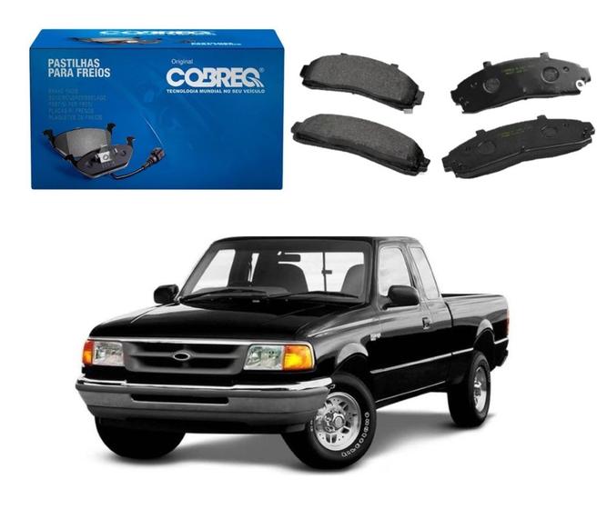 Imagem de Pastilha freio dianteira cobreq ford ranger 2.5 4.0 1995 a 2001