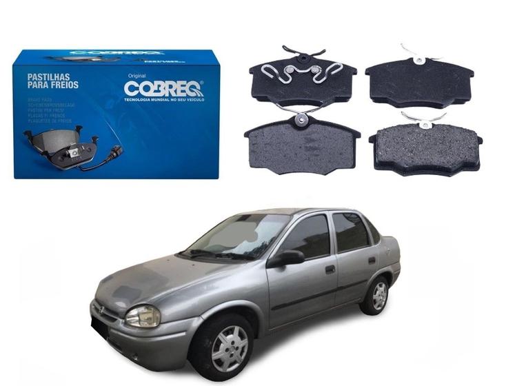 Imagem de Pastilha freio dianteira cobreq original chevrolet corsa sedan 1.0 1.6 1996 a 2000