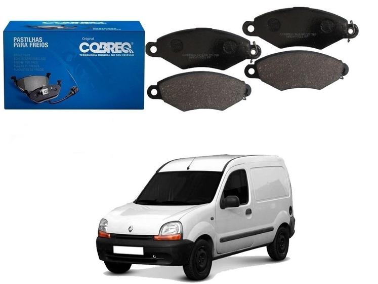 Imagem de Pastilha freio dianteira cobreq original renault kangoo 1.0 1.6 2000 a 2005