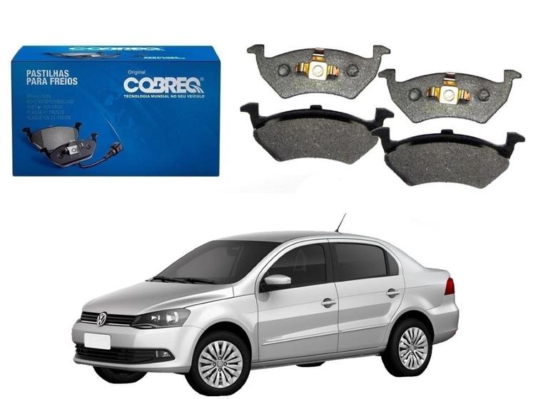 Pastilha freio dianteira cobreq original volkswagen voyage 1.0 1.6 2013 a 2017 Menor preço em Pastilha freio dianteira cobreq original volkswagen voyage 1.0 1.6 2013 a 2017
