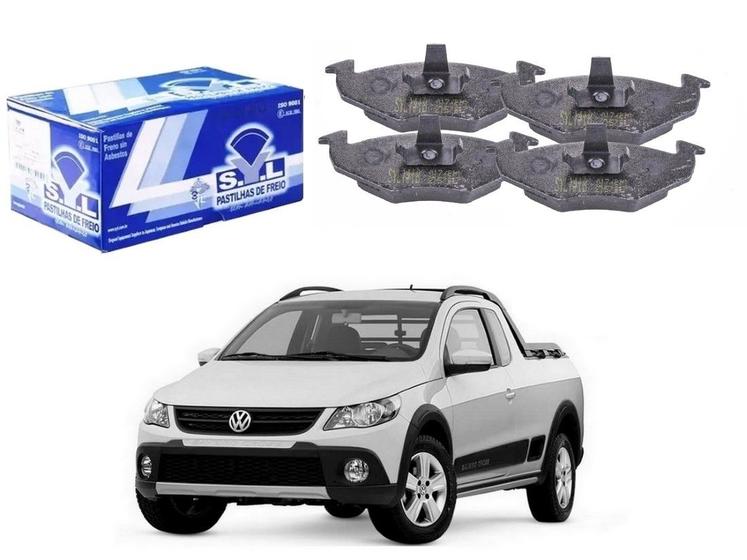 Pastilha freio dianteira syl original volkswagen saveiro cross g5 1.6 ...