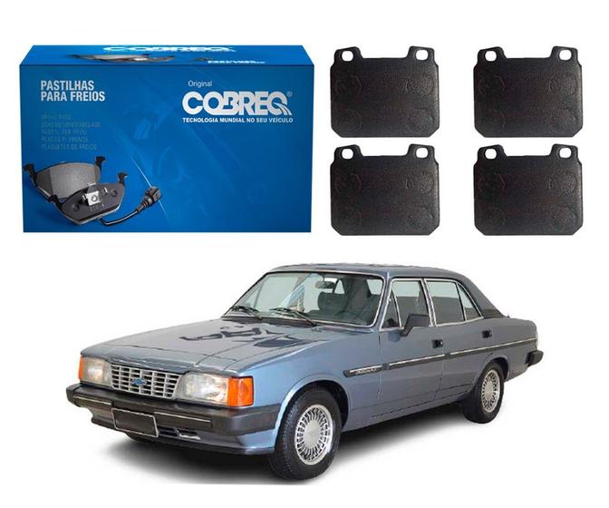 Imagem de Pastilha freio dianteiro cobreq chevrolet opala 2.5 4.1 1989 a 1992