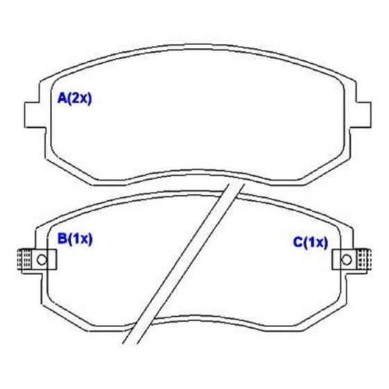 Imagem de Pastilha Freio Dianteiro Forester 2002 a 2011 Syl 2364