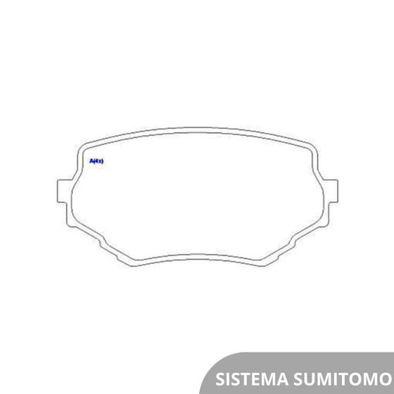 Imagem de Pastilha Freio Dianteiro Grand Vitara 1998 a 2005 Syl 1370