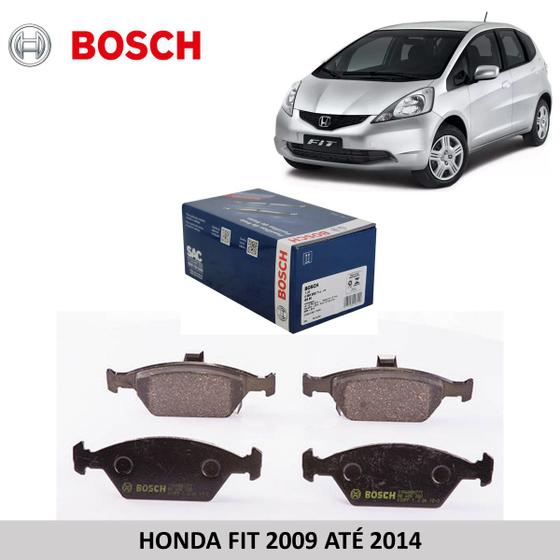 Imagem de Pastilha freio dianteiro original bosch honda fit 2013