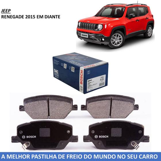 Pastilha freio dianteiro original bosch jeep renegade 2022 - Outros