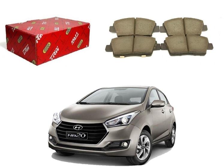 Pastilha freio dianteiro trw original hyundai hb20 1.0 2015 a 2019 Menor preço em Pastilha freio dianteiro trw original hyundai hb20 1.0 2015 a 2019
