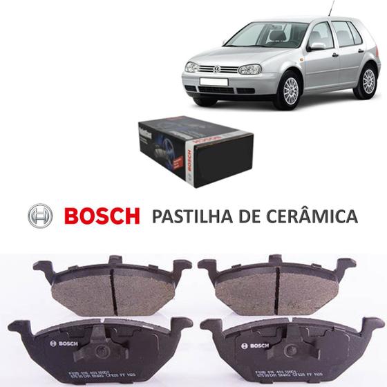 Imagem de Pastilha freio dianteiro volkswagen golf 1.6 2.0 2001 bosch