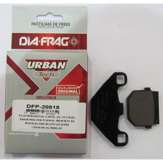 Imagem de Pastilha Freio Force 90 1998 a 1999 DFP-20818