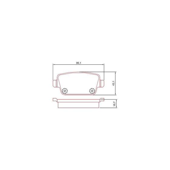 Imagem de Pastilha Freio Freelander 2 2006 a 2012 Jurid HQF-4095C