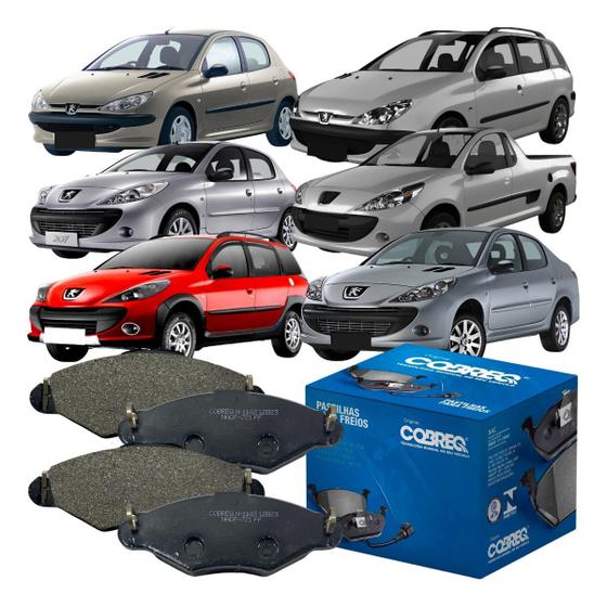 Imagem de Pastilha Freio Original Cobreq Peugeot 206 207 Hoggar