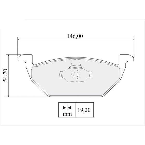 Imagem de PASTILHA FREIO para GOLF 1.6/1.8 / AUDI A3 99/ FOX 1.6 03/ P