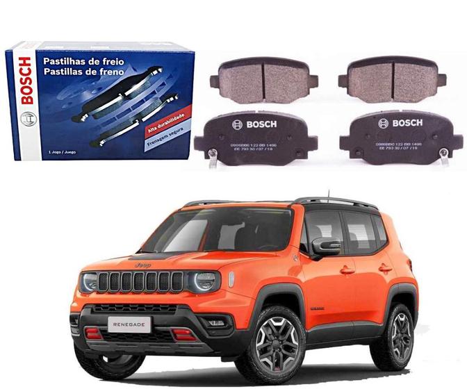 Imagem de Pastilha freio traseira bosch jeep renegade 1.8 2022 a 2023