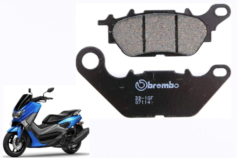 Imagem de Pastilha Freio Traseira Brembo Nmax 160 2017 2018 2019 2020