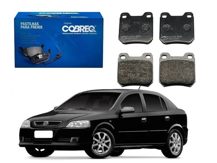 Imagem de Pastilha freio traseira cobreq chevrolet astra sedan 1.8 16v 2.0 16v 2005 a 2011